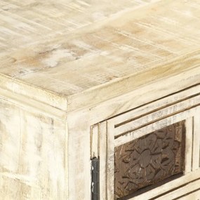 vidaXL Έπιπλο Τηλεόρασης 130 x 30 x 36 εκ. από Μασίφ Ξύλο Μάνγκο