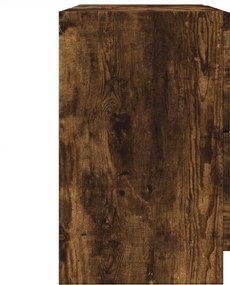 vidaXL Ντουλάπι Νιπτήρα Καπνιστή Δρυς 59x37x59 εκ. Επεξεργασμένο Ξύλο