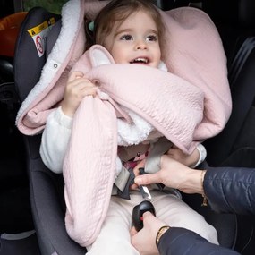 Bemini Poncho Ταξιδίου Cadum Blush Pink 9-36M.