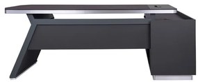 ΓΡΑΦΕΙΟ ΕΠΑΓΓΕΛΜΑΤΙΚΟ ΑΡΙΣΤΕΡΗ ΓΩΝΙΑ ROSEWOOD HM2084L 220X180X76Υεκ.