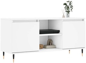 vidaXL Έπιπλο Τηλεόρασης Λευκό 104 x 35 x 50 εκ. από Επεξεργ. Ξύλο