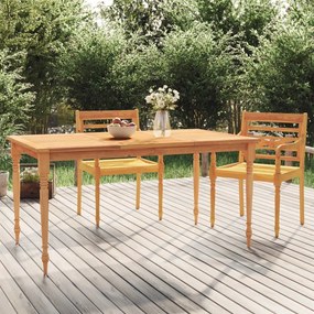 Τραπέζι Batavia 150 x 90 x 75 εκ. από Μασίφ Ξύλο Teak