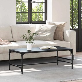 vidaXL Τραπεζάκι σαλονιού Μαύρη Οξυά 100 x 50 x 35 cm