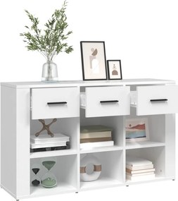vidaXL Μπουφές Λευκό 100 x 30 x 59,5 εκ. από Επεξεργασμένο Ξύλο