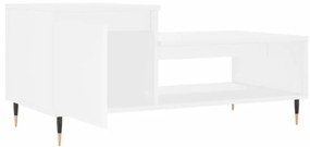 vidaXL Τραπεζάκι Σαλονιού Λευκό 100x50x45 εκ. Επεξεργασμένο Ξύλο