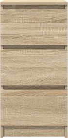 vidaXL Ραφιέρα Sonoma Δρυς 37,5x35x76 εκ. από Επεξεργ. Ξύλο