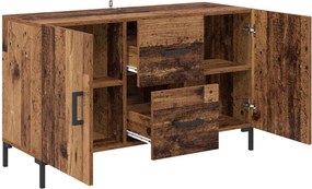 vidaXL Πλαϊνό γραφείο Παλιό Ξύλο 100 x 36 x 60 εκ. Επεξεργασμένο ξύλο