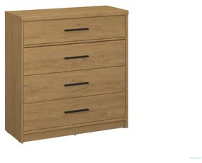 Συρταριέρα Pavi Βελανιδιά 84.3x33.8x87.2cm - TO-PAVI4S