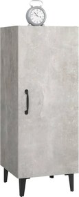 vidaXL Ντουλάπι Γκρι Σκυροδέματος 34,5x34x90 εκ. Επεξεργασμένο Ξύλο