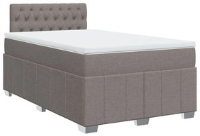 ΚΡΕΒΑΤΙ BOXSPRING ΜΕ ΣΤΡΩΜΑ TAUPE 120X200 ΕΚ. ΥΦΑΣΜΑΤΙΝΟ 3289346