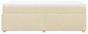 ΚΡΕΒΑΤΙ BOXSPRING ΜΕ ΣΤΡΩΜΑ ΚΡΕΜ 90X200 ΕΚ.ΥΦΑΣΜΑΤΙΝΟ 3285350