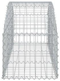 vidaXL Συρματοκιβώτιο Τοξωτό 150x50x40/60εκ. από Γαλβανισμένο Χάλυβα