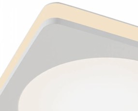 Πλαφονιέρα χωνευτή Maytoni Phanton square 400lm-Λευκό