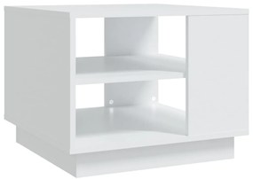 vidaXL Τραπεζάκι Σαλονιού Λευκό 55 x 55 x 43 εκ. από Επεξεργ. Ξύλο