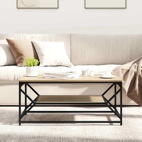 vidaXL Τραπεζάκι σαλονιού Δρύς Sonoma 90 x 50 x 40 cm