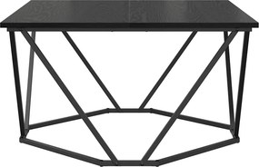 vidaXL Τραπεζάκι σαλονιού Μαύρη Οξυά 80 x 80 x 45 cm