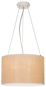 Κρεμαστό Φωτιστικό Οροφής Ψάθα Amanda 4278600 Viokef-4278600-Καφέ 4278600