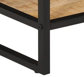 Τραπέζι Κονσόλα 70x35x70 εκ. από Μασίφ Ακατέργαστο Ξύλο Μάνγκο - Καφέ