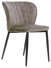 Dining Chair Silvana Fylliana Beige 56x43x84 cm