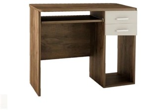 SARFURNITURE Γραφείο παιδικό με 2 συρτάρια καρυδί - εκρού SAR-111309