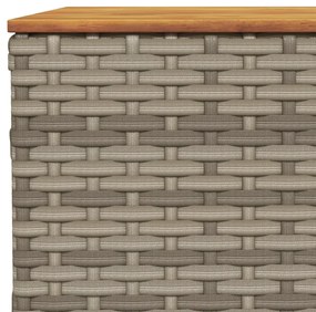 vidaXL Σετ Σαλονιού Κήπου 7 τεμ. Γκρι Συνθετικό Ρατάν με Μαξιλάρια