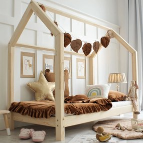 Κρεβάτι Παιδικό Montessori Classic σε Φυσικό  Ξύλο  90×200cm  Luletto (Δώρο 10% έκπτωση στο Στρώμα)