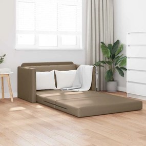 vidaXL Καναπές Κρεβάτι 2 σε 1 Καφετί 124x71x78 εκ Ψεύτικο Δέρμα