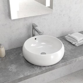 KARAG LT3104 Νιπτήρας Επικαθήμενος Λευκό Πορσελάνη