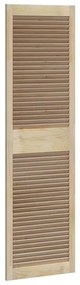 vidaXL Πόρτα Ντουλάπας με πόρτα 2 pcs Φυσικό 140.5 x 2.1 x 49.5 cm