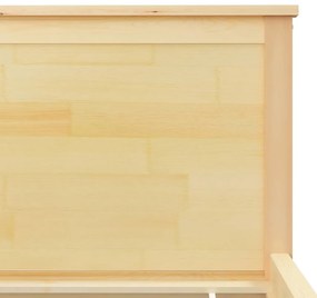 vidaXL Πλαίσιο Κρεβατιού 180 x 200 εκ. από Μασίφ Ξύλο Πεύκου