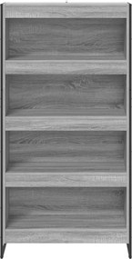 vidaXL Βιβλιοθήκη 80 x 30 x 155 εκ Γκρι Sonoma