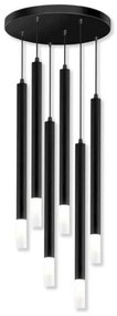 Κρεμαστό Φωτιστικό Οροφής 100-01224-13 Luma-100-01224-13-BLACK-Μαύρο 100-01224-13-BLACK