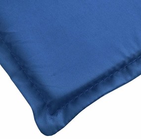 vidaXL Μαξιλάρι Σεζλόνγκ Μπλε Ρουά (75+105) x 50 x 4 εκ.