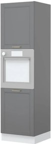 Επιδαπέδιο ντουλάπι φούρνου ψηλό Tahoma K21-60-2KR-Γραφίτης