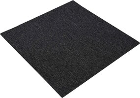 vidaXL Πλακάκι Χαλιού Σκούρο Γκρι 50 x 50 cm 4 pcs