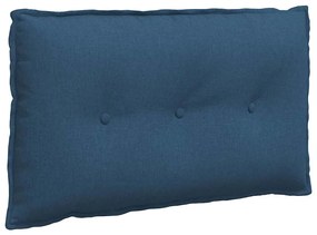 vidaXL Μαξιλάρι Πλάτης Μπλε 80 x 19 x 50 εκ ύφασμα