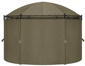 ΚΙΟΣΚΙ ΜΕ ΚΟΥΡΤΙΝΕΣ TAUPE 5,3 X 3,5 X 2,65 Μ. 180 ΓΡ./Μ² 312231