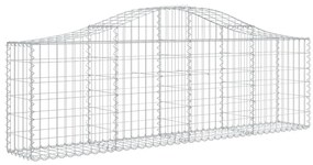 vidaXL Συρματοκιβώτια Τοξωτά 20 τεμ. 200x30x60/80 εκ. Γαλβαν. Ατσάλι