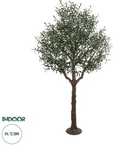 20425 GloboStar® Artificial Garden OLIVE TREE 20425 Τεχνητό Διακοσμητικό Δέντρο Ελιά Υ220cm