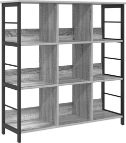 vidaXL Ράφι Βιβλίων 9 επιπέδων 102 x 32 x 104,5 εκ. Επεξεργασμένο Ξύλο