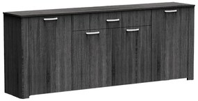 Μπουφές Kinley grey-wenge 210x40x82εκ