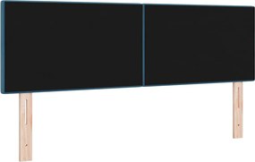 vidaXL Κεφαλάρι Σκούρο Μπλε 160 cm Βελούδο