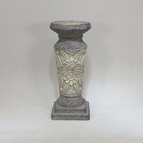 ΚΗΡΟΠΗΓΙΟ,ΤΣΙΜΕΝΤΕΝΙΟ, ΓΚΡΙ-ΜΠΕΖ, 10x10x23.5cm (Συσκευασία 2 τεμαχίων)