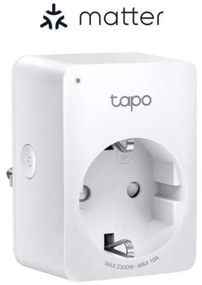 Έξυπνη Πρίζα Mini Σούκο Matter 10A Λευκό On/Off Tapo P100M TPTAPOP100M Tp-Link TPTAPOP100M