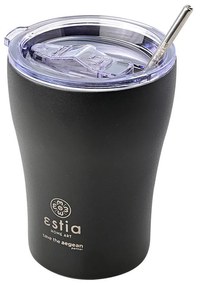 Ποτήρι Θερμός Coffee Mug Save The Aegean Midnight Black 350ml - Estia