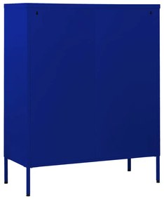 vidaXL Συρταριέρα Ναυτικό Μπλε 80 x 35 x 101,5 εκ. από Ατσάλι