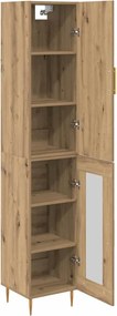 vidaXL Highboard 2 pcs Artisan Oak 34,5 x 34 x 180 εκ.