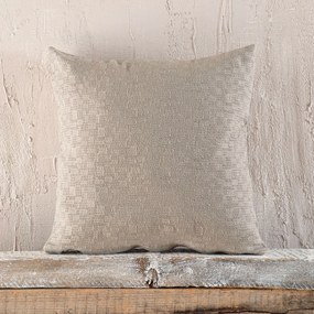 Διακοσμητική Μαξιλαροθήκη (40x40) Rythmos Ermis Beige