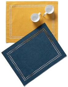 Σουπλά 2 Όψεων (35x45) Silk Fashion BG18 Yellow/Raf