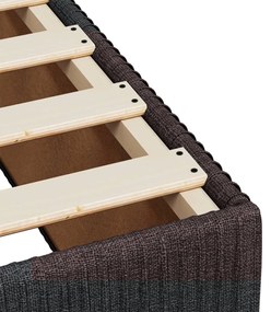 ΚΡΕΒΑΤΙ BOXSPRING ΜΕ ΣΤΡΩΜΑ ΣΚΟΥΡΟ ΚΑΦΕ 200X200 ΕΚ. ΥΦΑΣΜΑΤΙΝΟ 3285598